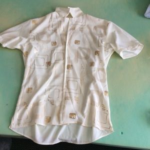 A cream Pront slack outfit